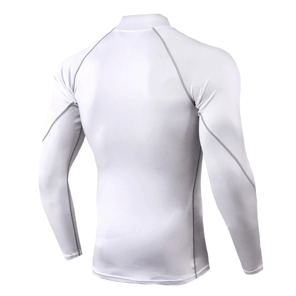 KAVRIX Men's Compression Long Sleeve Shirt - Dominate Your Workout