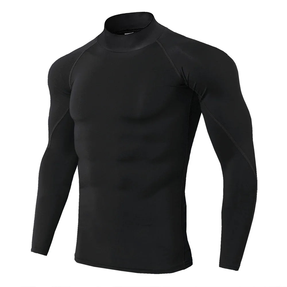KAVRIX Men's Compression Long Sleeve Shirt - Dominate Your Workout