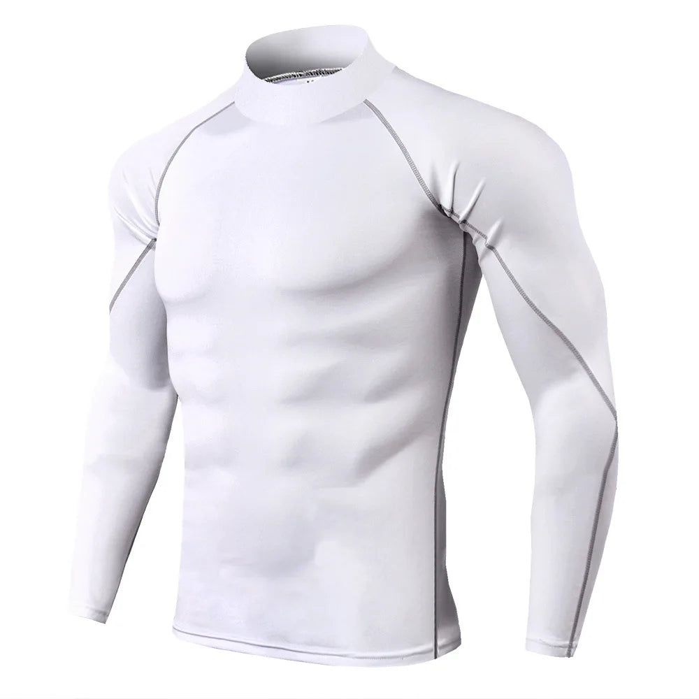 KAVRIX Men's Compression Long Sleeve Shirt - Dominate Your Workout