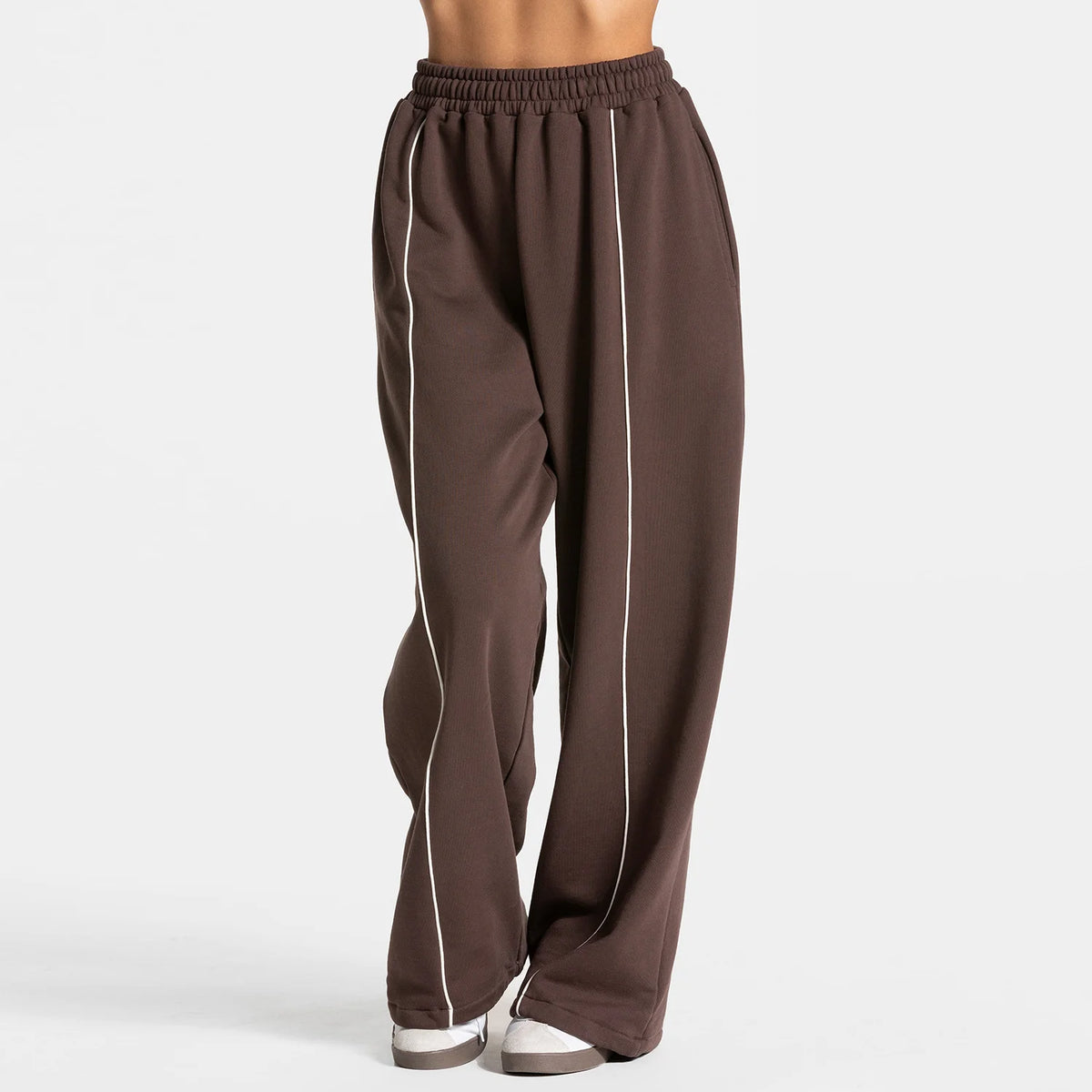 KAVRIX Women's Battle Baggy Parachute Joggers - High Waist Wide Leg Cargo Pants